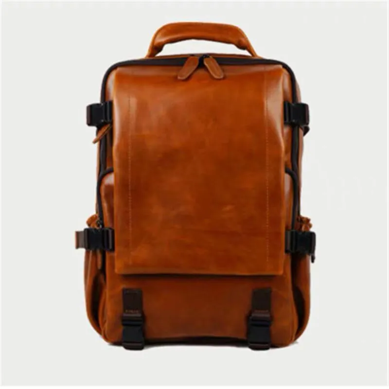 Retro Plain Breathable Soft Durable Personality Backpacks