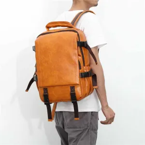 Retro Plain Breathable Soft Durable Personality Backpacks