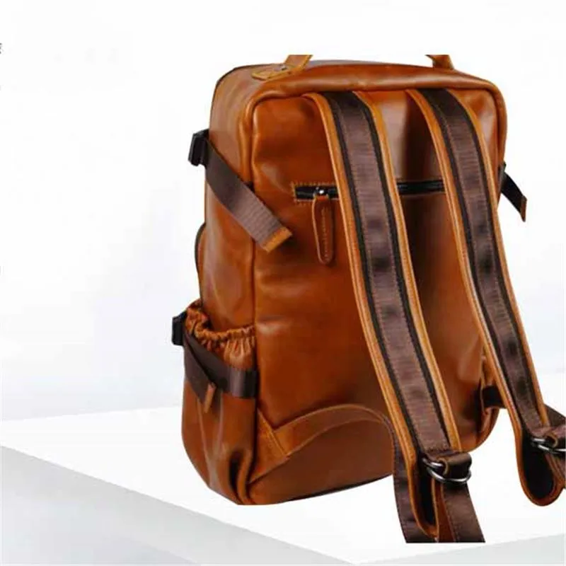 Retro Plain Breathable Soft Durable Personality Backpacks