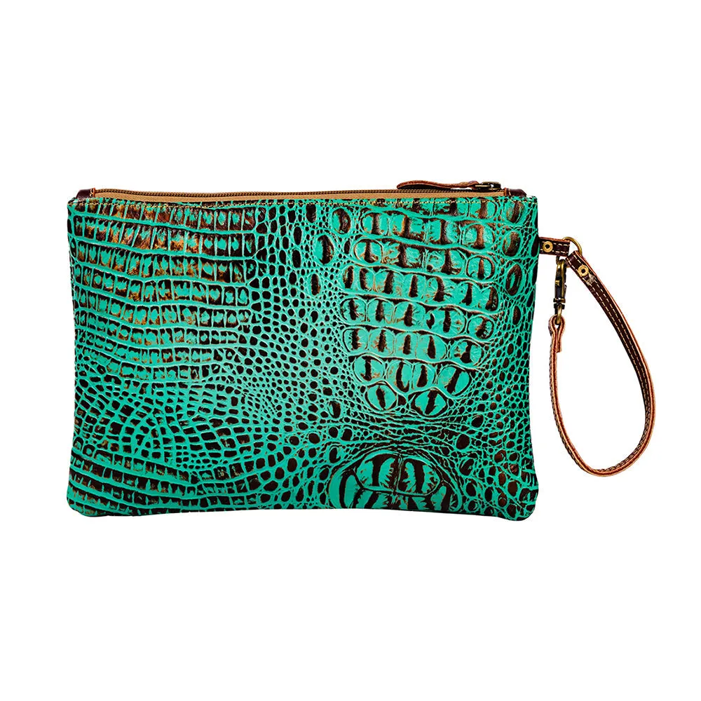 Sipala Hand-tooled Clutch Bag