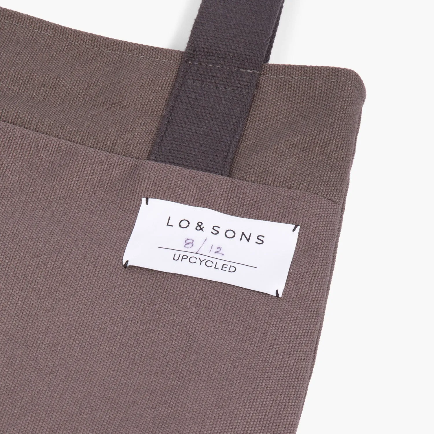 Springwood Upcycled Canvas Tote - Grey / Grey