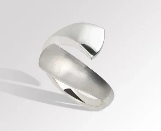 Sterling Silver Bypass Ring