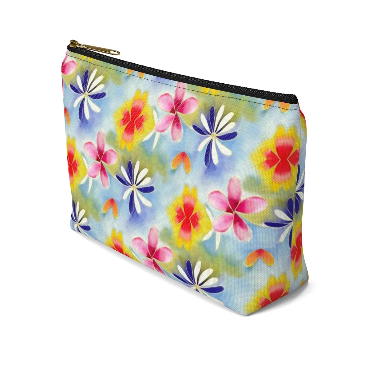 Sunrise Floral Accessory Pouch w T-bottom