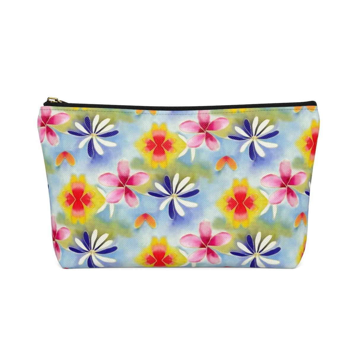 Sunrise Floral Accessory Pouch w T-bottom