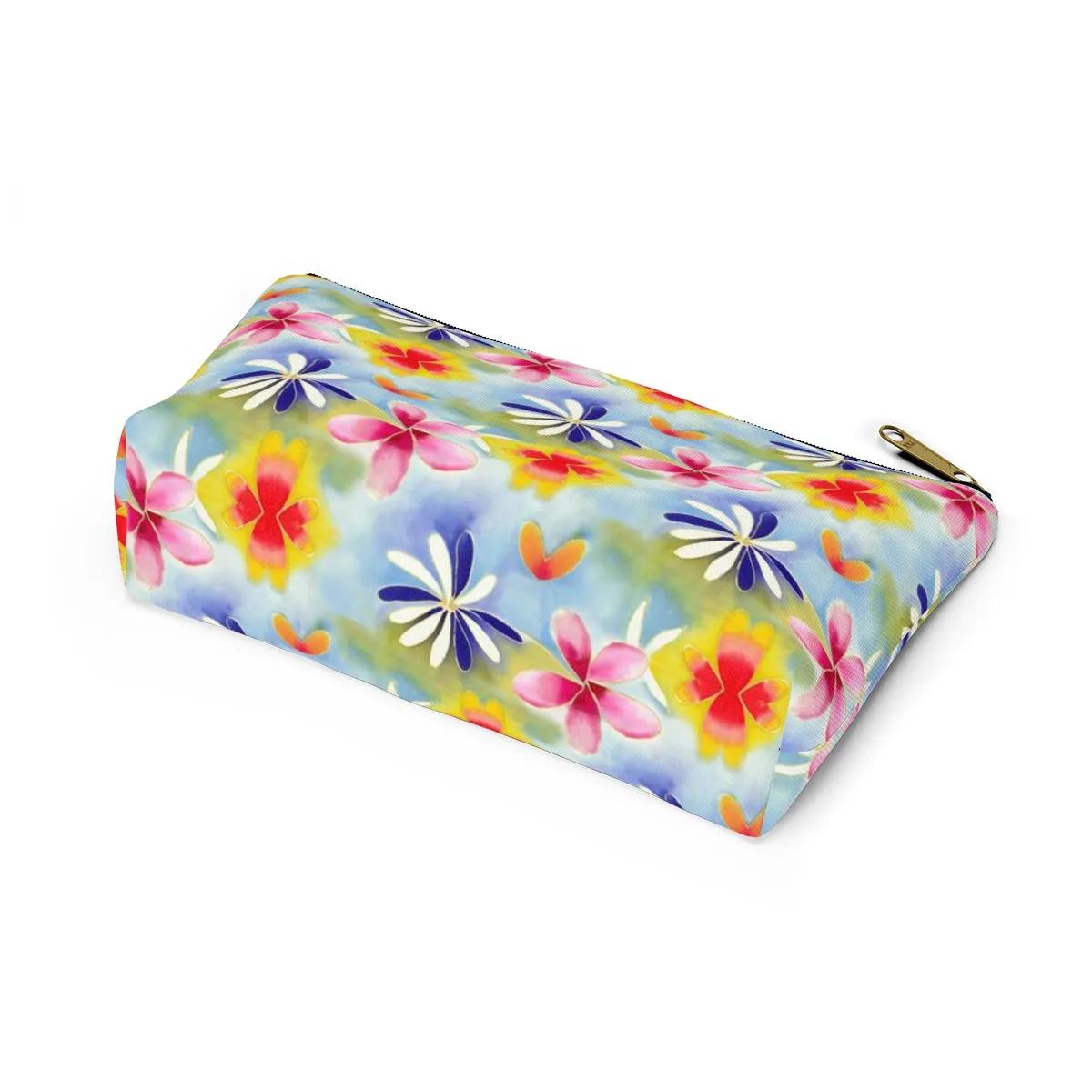 Sunrise Floral Accessory Pouch w T-bottom