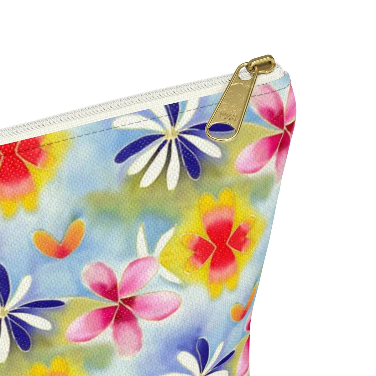 Sunrise Floral Accessory Pouch w T-bottom