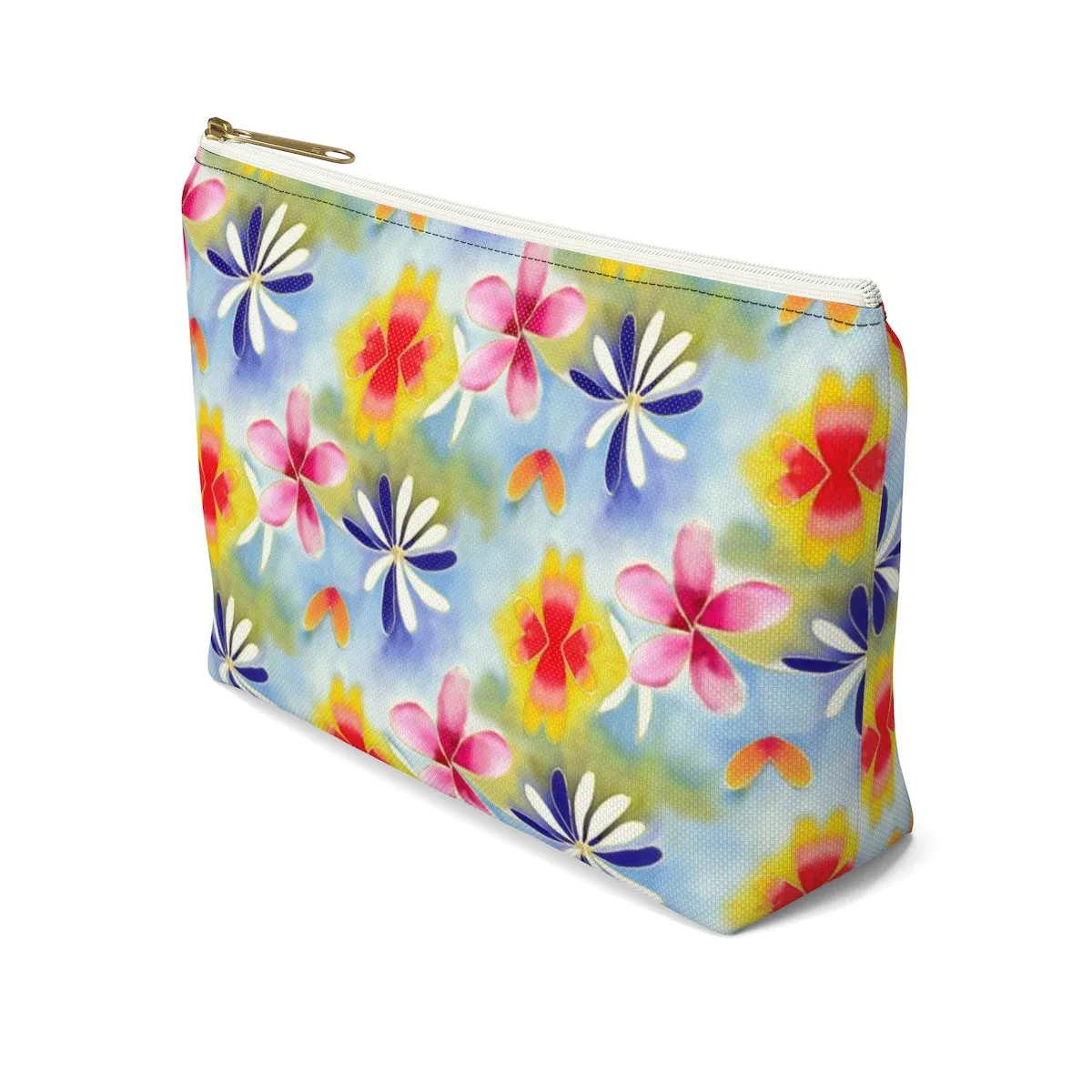 Sunrise Floral Accessory Pouch w T-bottom