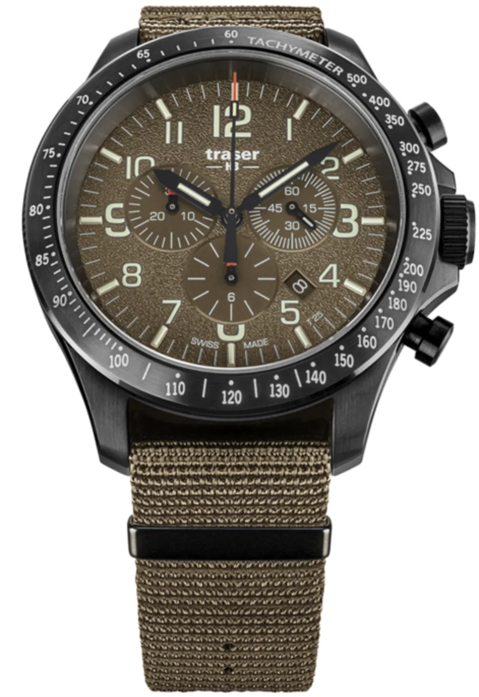 TH3 Watch P67 OffICr Pro Chronograph Khaki