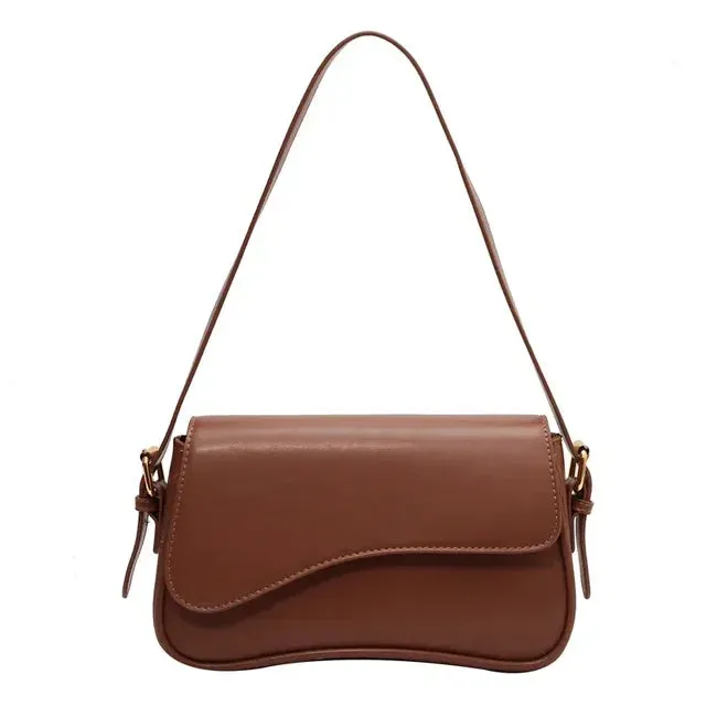 Vintage Crossbody Bag for Women Small Flap Shoulder Underarm Bag